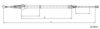 CABOR 10.9055 Cable, parking brake